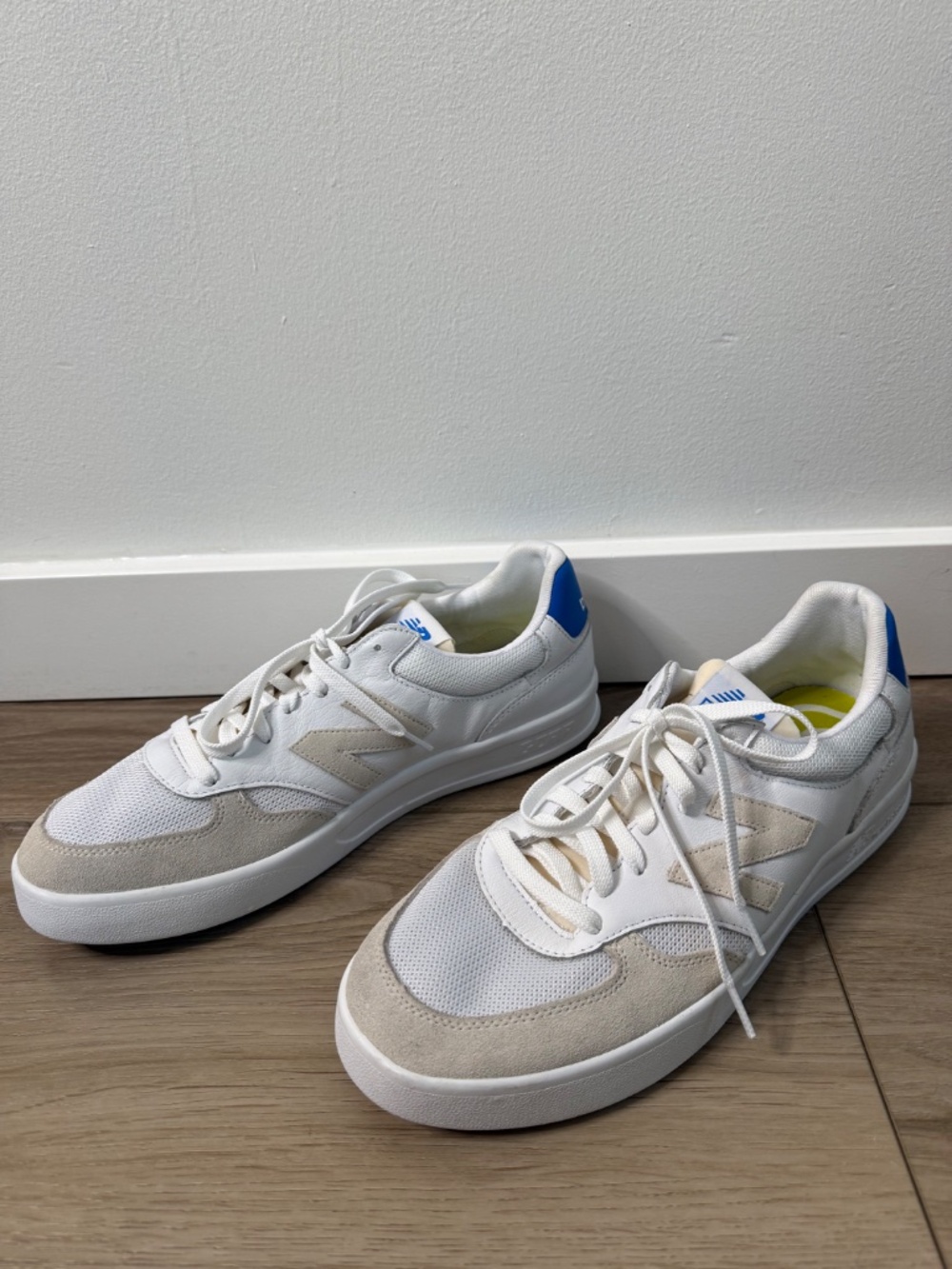 New Balance CT300 V3 White Blue Court Sneakers Men’s Size 12 - Picture 5 of 9